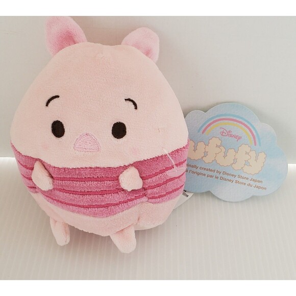 Disney Piglet Ufufy Plush Small  4" Stuffed Animal Figure NWT Winnie The Pooh - Picture 1 of 9